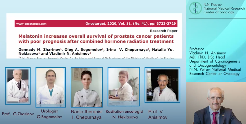 Oncotarget: Melatonin increases overall survival of prostate cancer patients