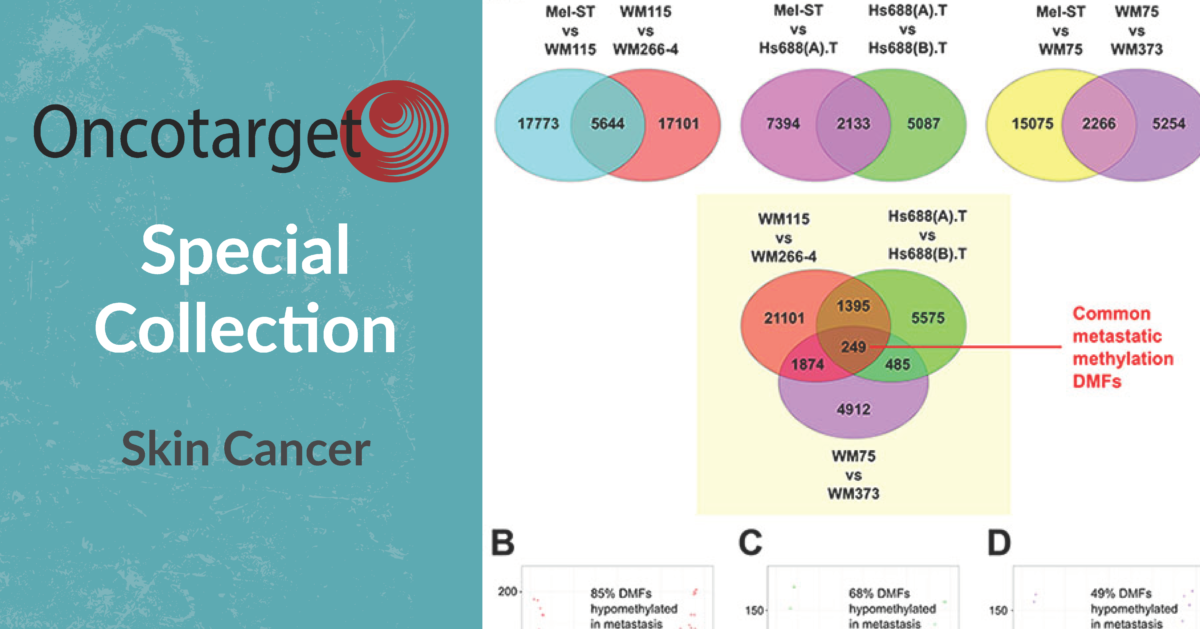 Oncotarget launched a new Special Collection of scientific publications directly related to skin cancer and research.